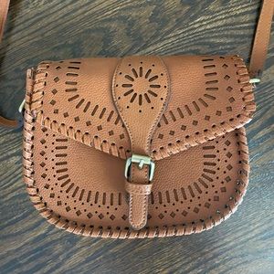 Sole Society-Whiskey brown crossbody bag